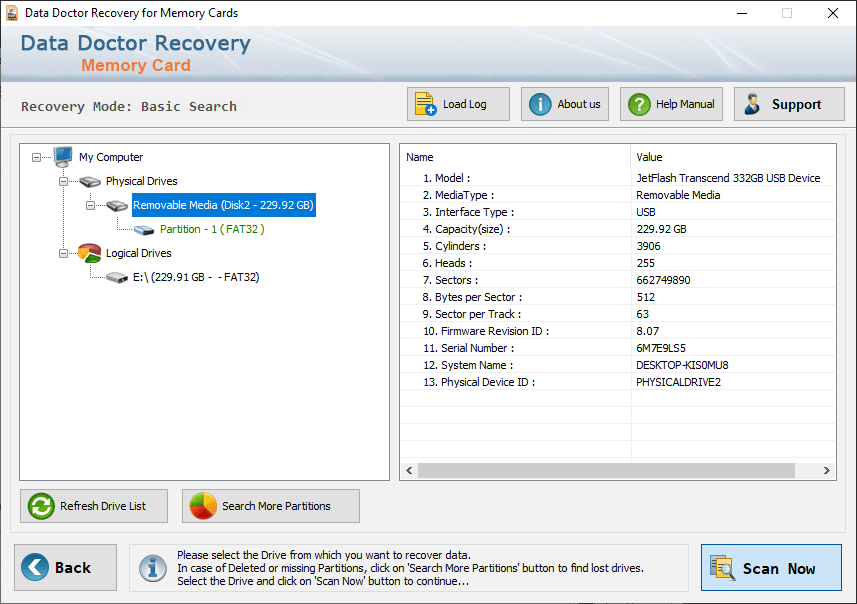Select Left Panel directories